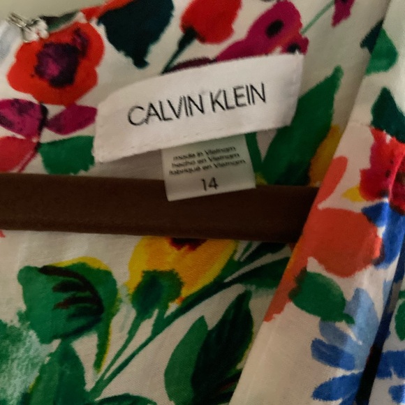 calvin klein Maxi dress Size 14 gorgeous summer Dress approximate length 49” - Picture 6 of 7